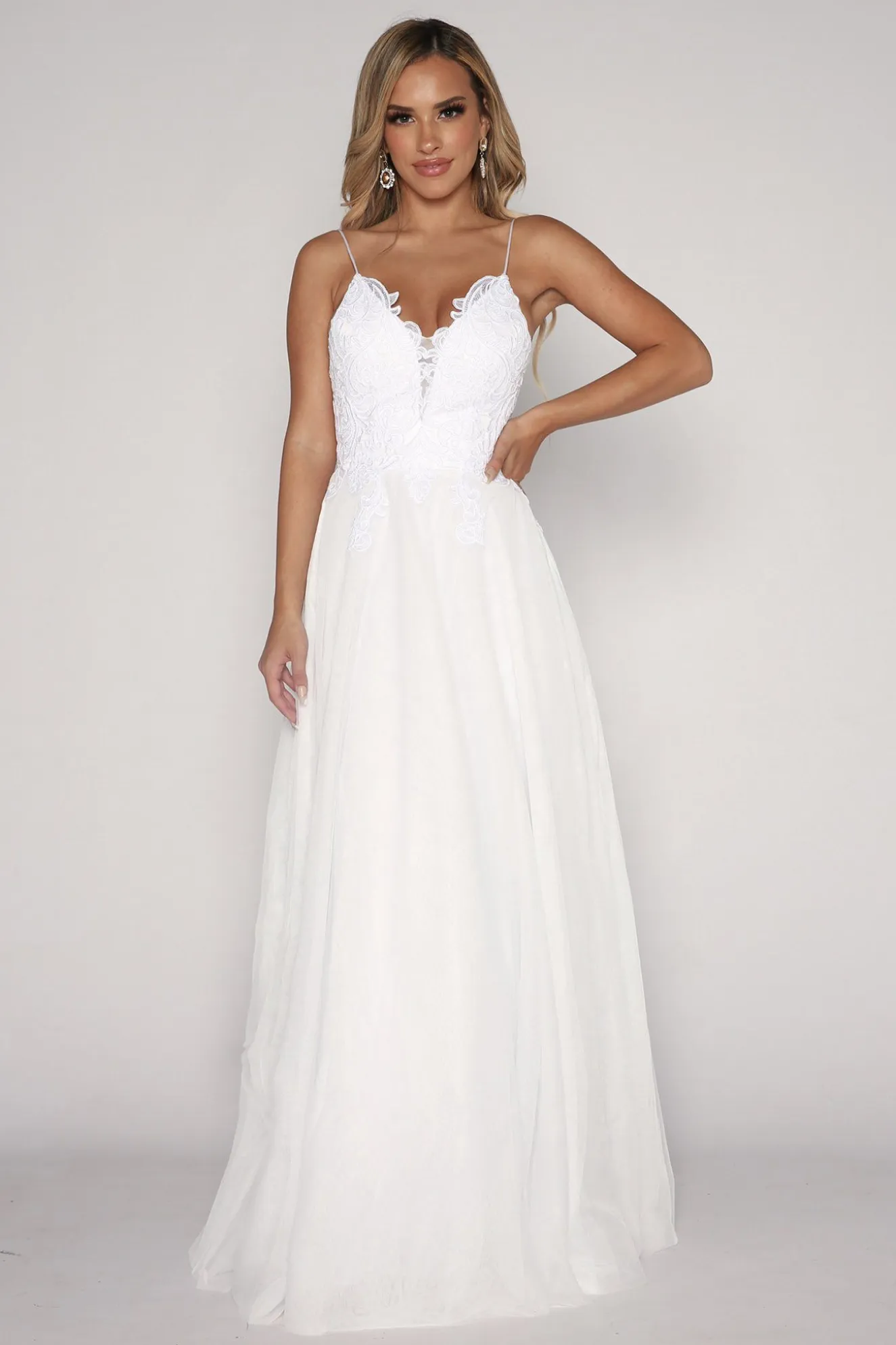 ANNIKA A-line Wedding Gown - White