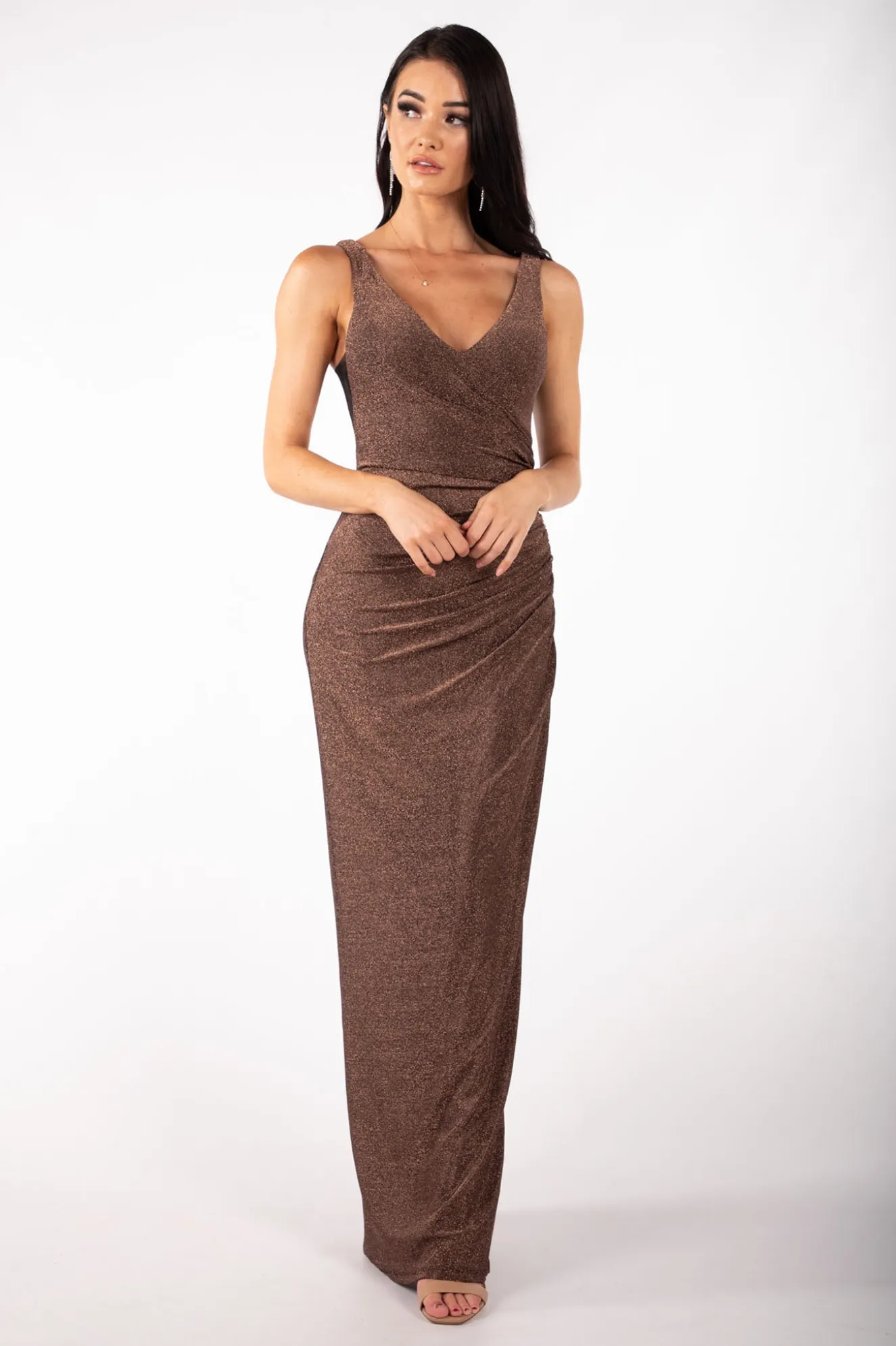 Aspen Maxi Dress - Chocolate