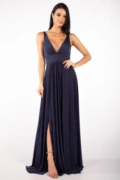 CATALINA A-Line Maxi Dress - Navy