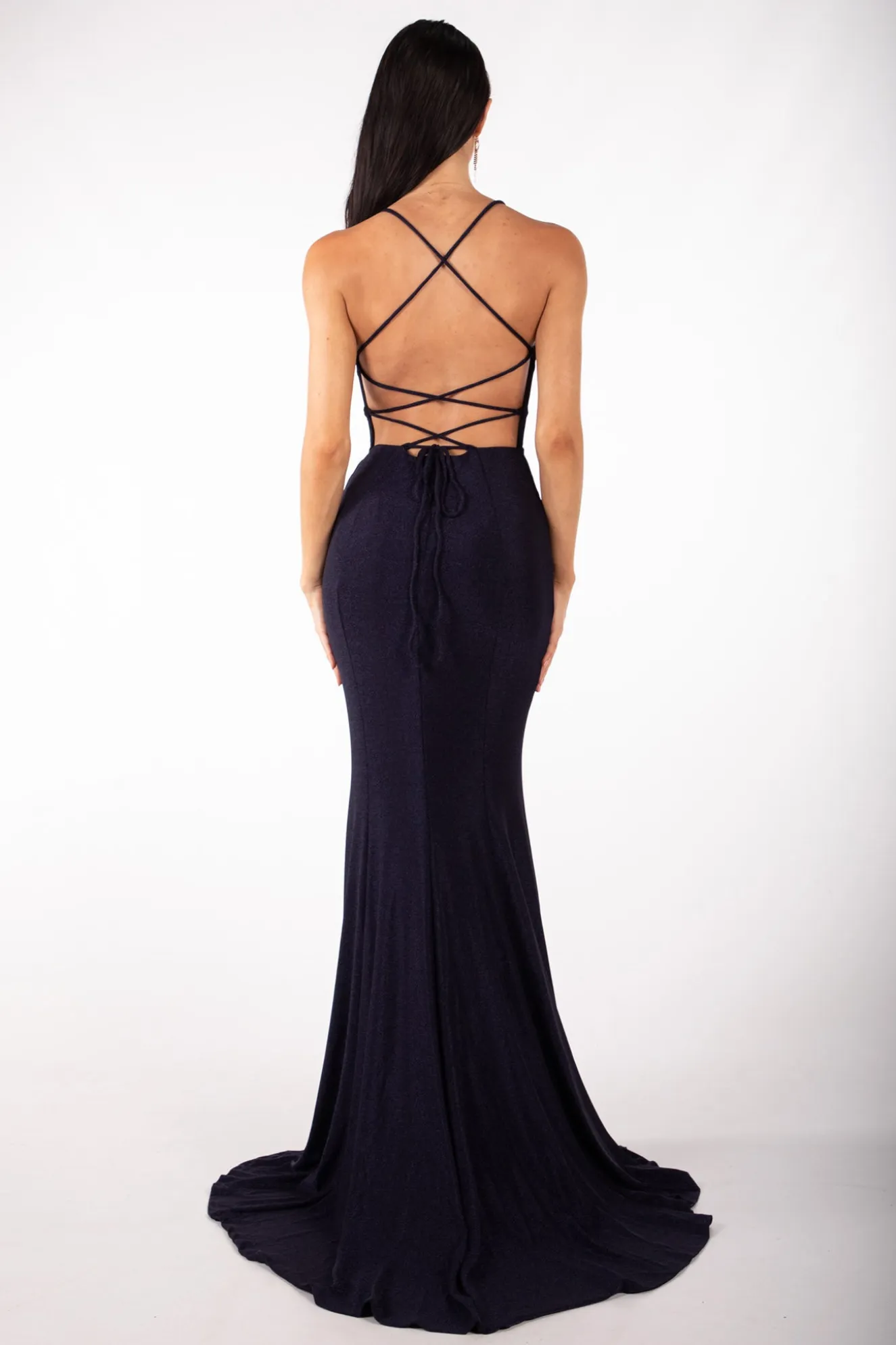 Catherine Gown - Shimmer Navy