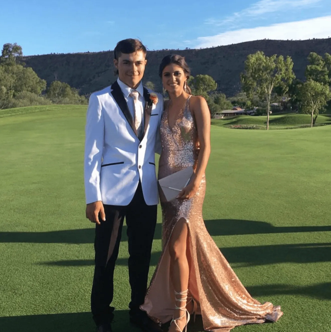 Estellina Gown - Rose Gold (XL - Clearance Sale)