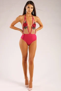 Ibiza Swimsuit/Bodysuit - Hot Pink