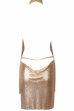 Kenny Mini Dress - Gold