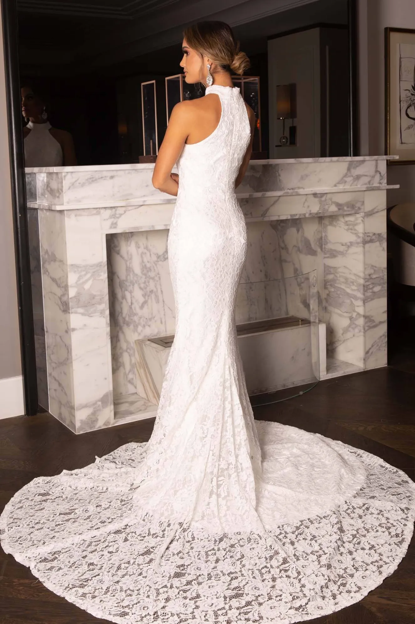 Liliana Lace Gown - Ivory