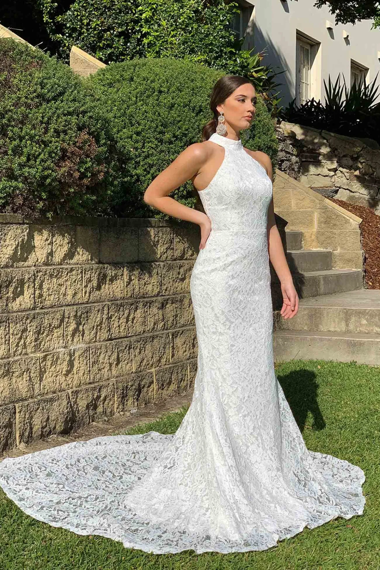 Liliana Lace Gown - Ivory