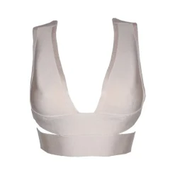 Milan Crop Top - Nude