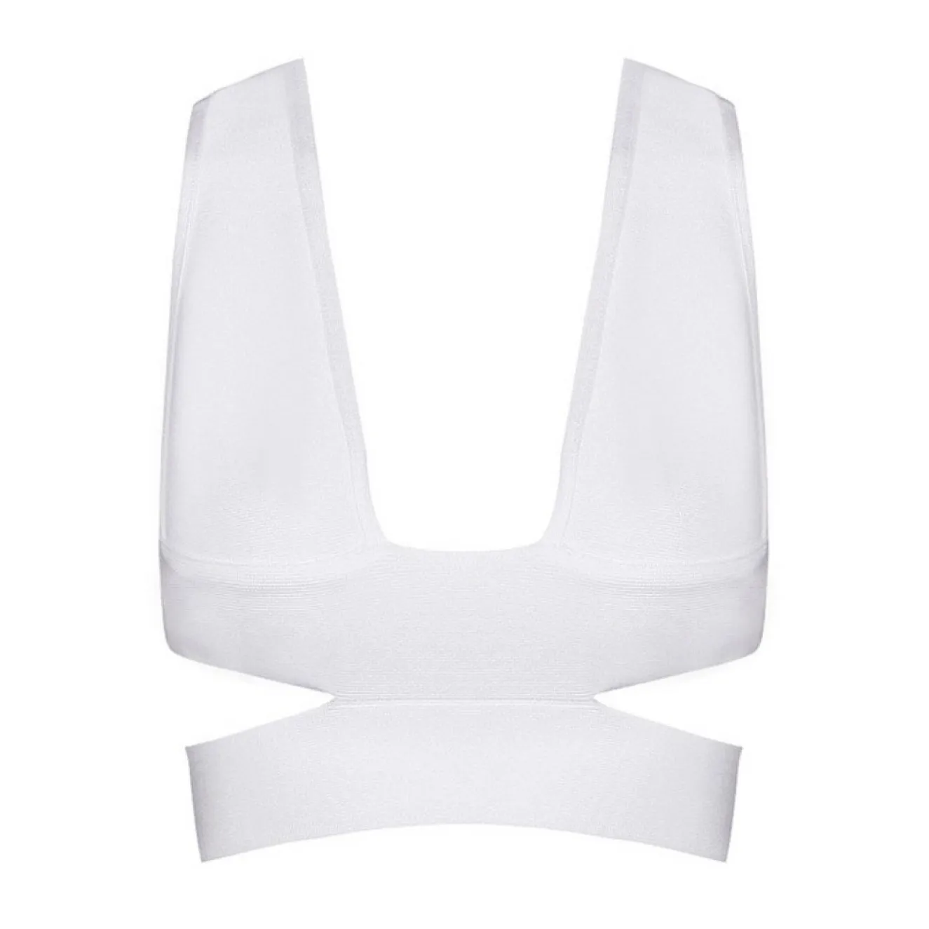 Milan Crop Top - White