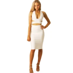 Milan Crop Top - White