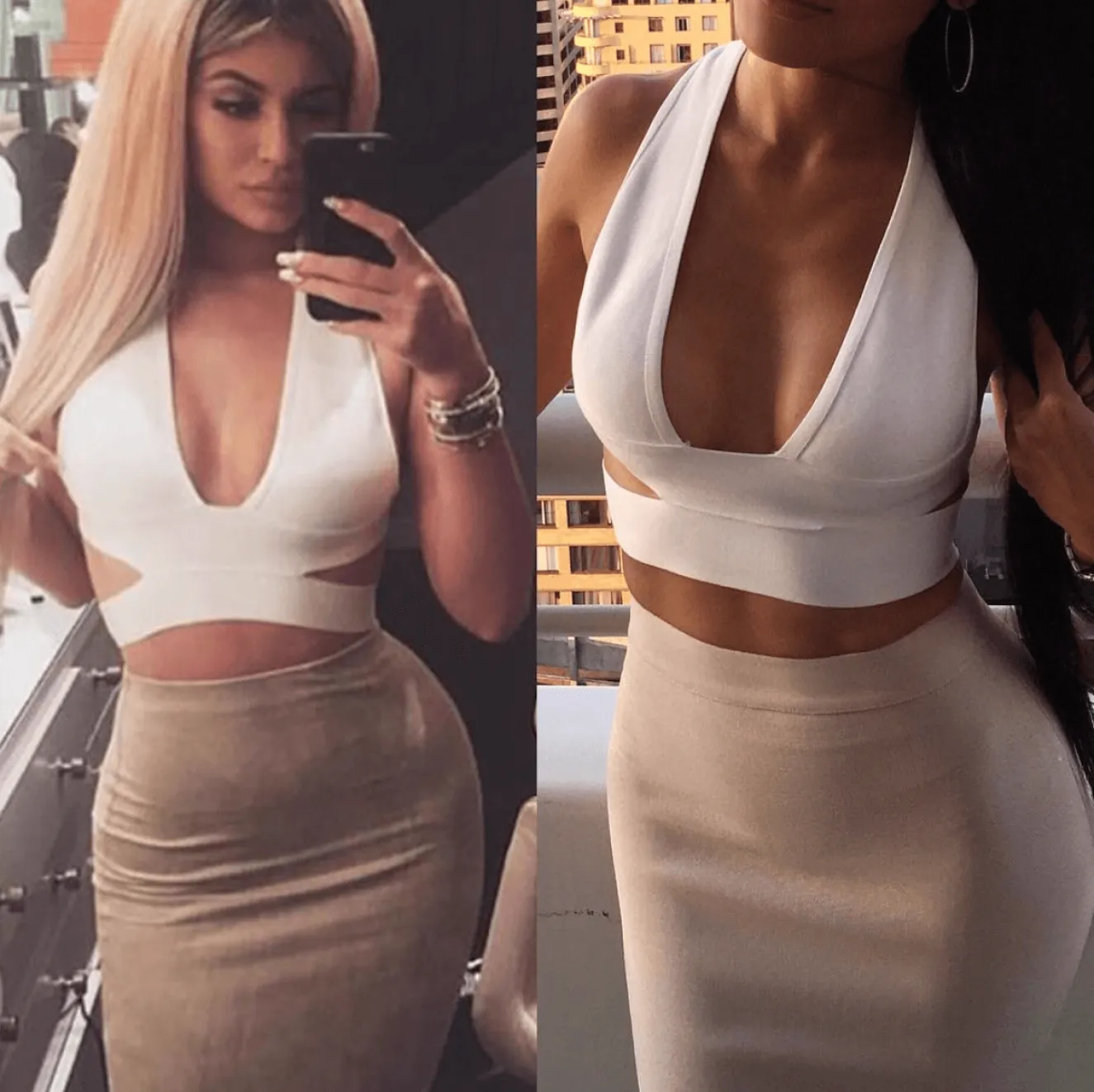 Milan Crop Top - White