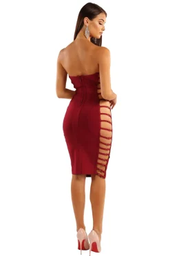 Romi Dress - Wine (Size XS - Clearance Sale)