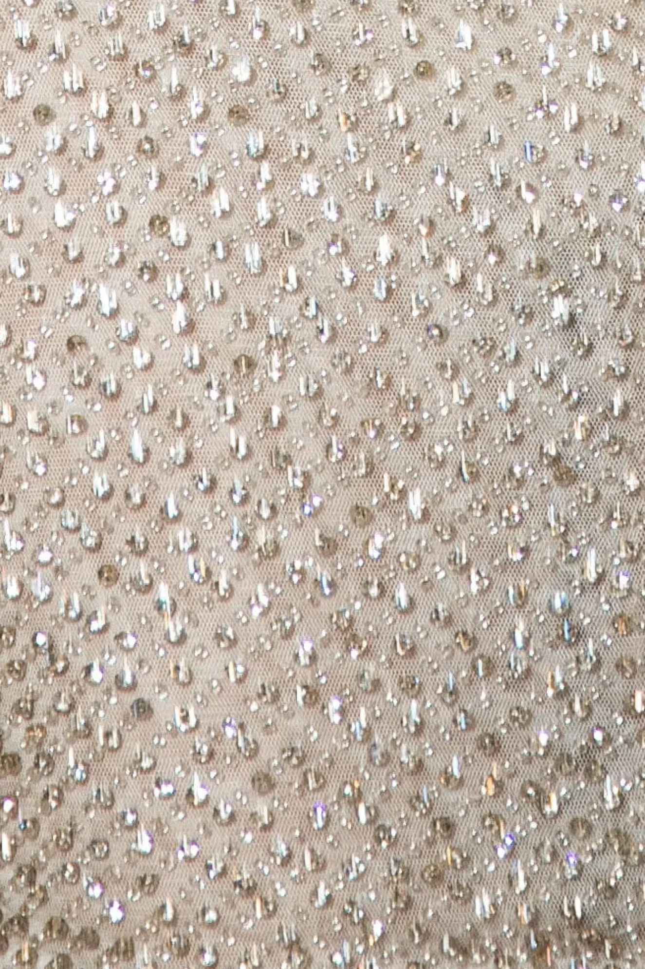 Roxie Embellished Mini Skirt - Silver