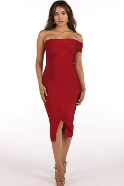 Sabrina Dress in Wine (XS & S - Clearance Sale)