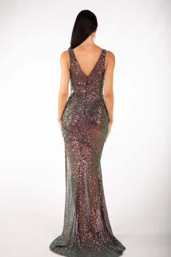 Tropez Gown - Copper Brown