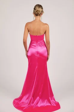 Zaria Gown - Hot Pink